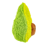 7" Shaggy Plush Avocado Dog Toy - Side