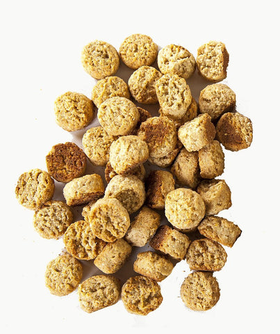 Close Up of Fuzzy Dog Cheezy Chewy Bites