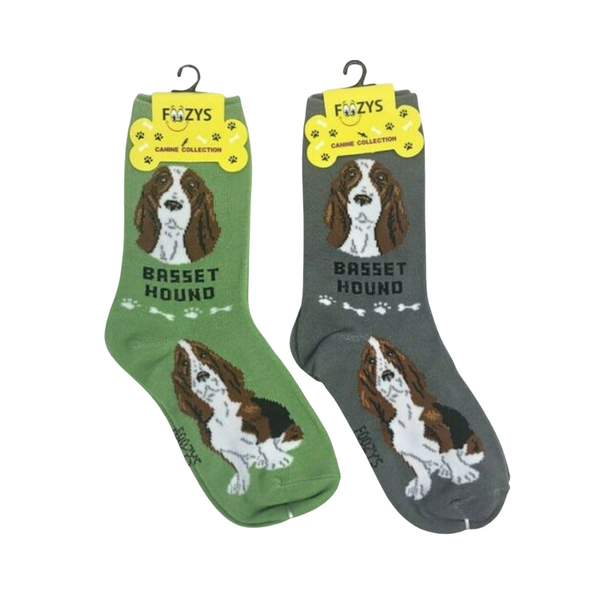 Basset Hound Women's Crew Socks