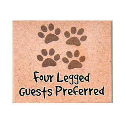 Four-Legged Guests Dog Coaster