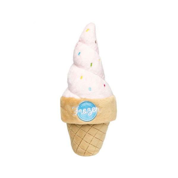 Plush ice cream on sale cone dog toy