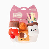 Camp Claws Smore's Plush Cat Toy - packaged