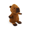 Corduroy Capybara Plush Dog Toy