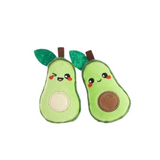 Avocado Crazy Plush Cat Toy 2pk