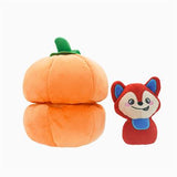 Puzzle Hunter Pumpkin Plush Dog Toy