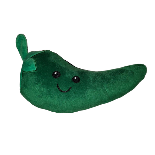 Green Jalapeno Plush Dog Toy