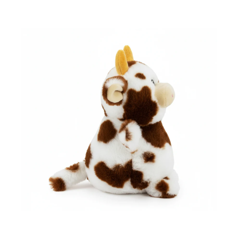 Moozie the Cow Dog Toy side view