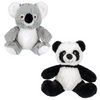 Koala - Panda 2pk Plush Dog Toy Set