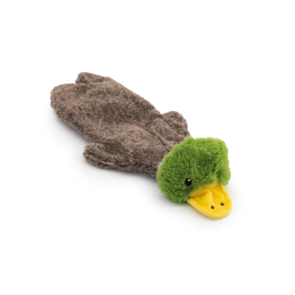 Pelty Duck Stuffing Free Dog Toy