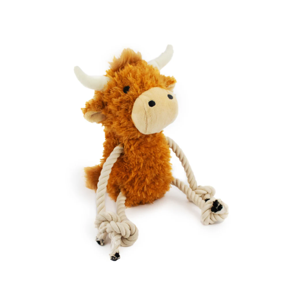 Penny Highland Rope Cow with Grunter