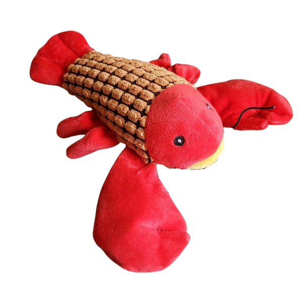 Larry the Lobster Plush Dog Toy