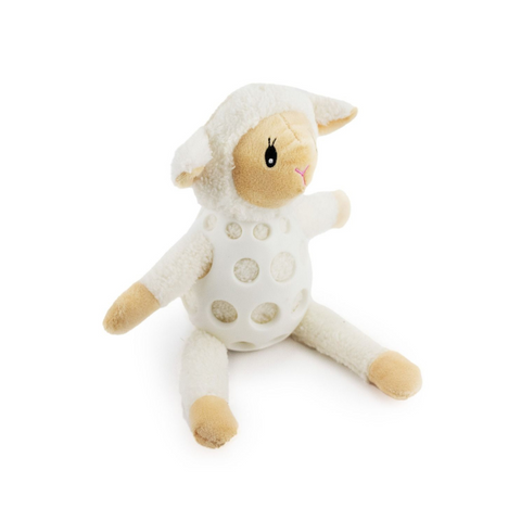 Lily the Lamb Rubber Dog Toy
