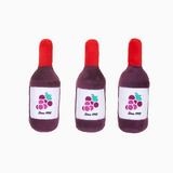 Interactive Plush Wine Barrel Dog Toy bottles