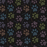 Woof-Dana "Colorful Paws" Dog Bandana
