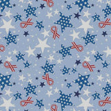 Woof-Dana Patriotic "Ribbon & Stars" Dog Bandana