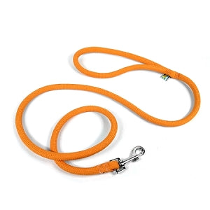 Round Braided Orange Rope Dog Leash