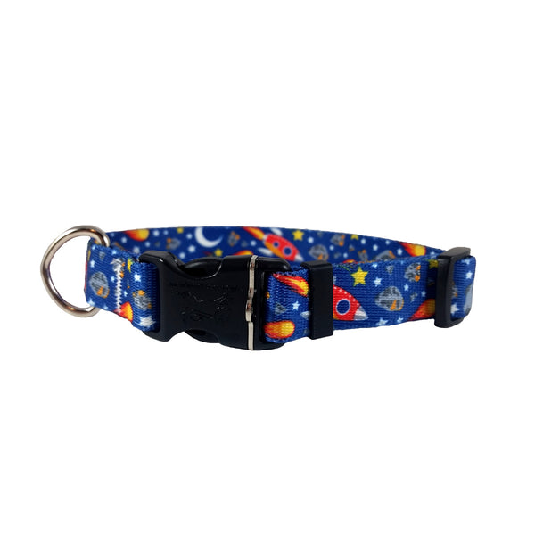 Far Out Space Nylon Dog Collar