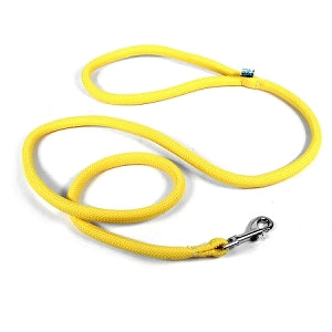 Round Braided Yellow Rope Dog Leash
