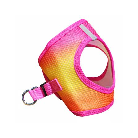 American River Dog Harness - Raspberry Pink & Orange