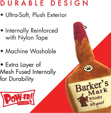 Barkers Mark 100 Woof Plush Dog Toy - Details