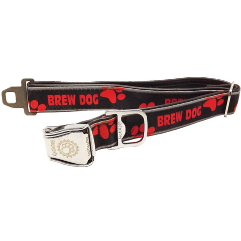 Red Brew Dog - Dog Collar with Bottle Opener