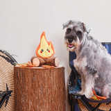 Dog with Campfire Pups Plush Dog Toy