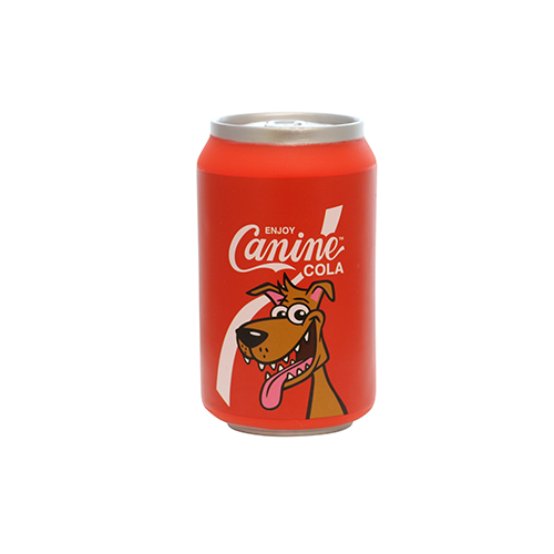 Canine Cola Rubber Can Dog Toy