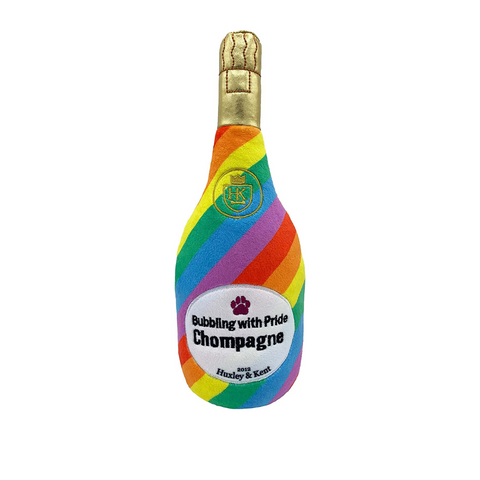 Bubbling with Pride Chompagne Dog Toy