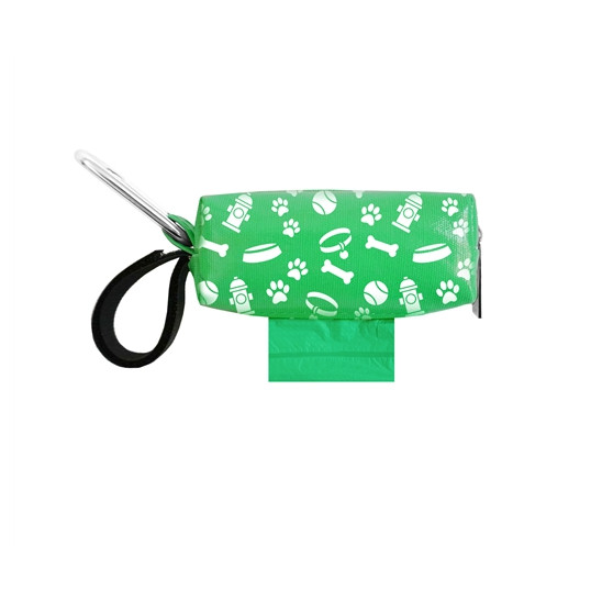 Green Pet Gear Duffel with Waste Bags