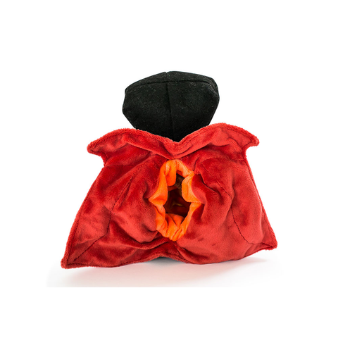 Hatchable Halloween Dracula Plush Dog Toy - Back