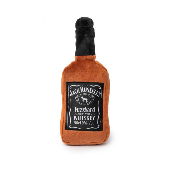Jack Russell's Plush Bottle Dog Toy