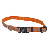 Lazer Brite Reflective Dog Collar - Orange