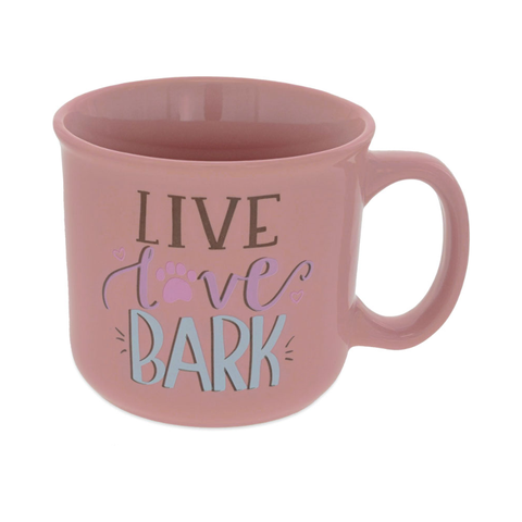 Pawsitive Mug - Live, Love, Bark