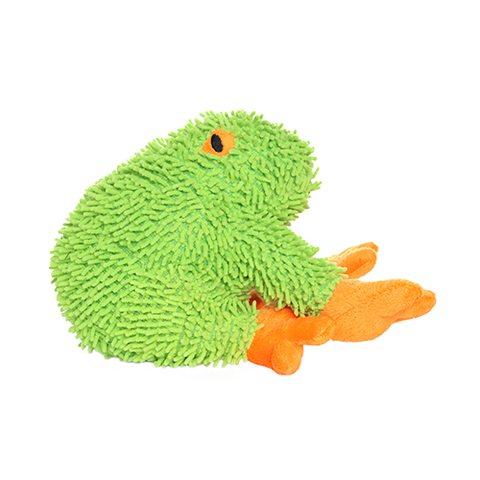 Mighty Jr. Microfiber Frog Dog Toy