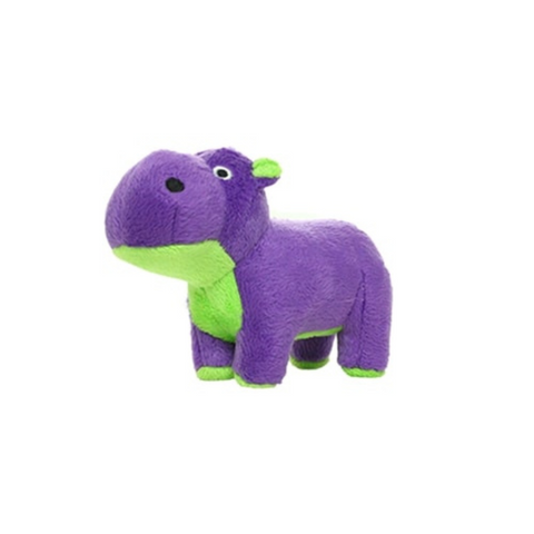 Mighty Safari Plush Hippo Dog Toy