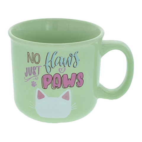 Pawsitive Mug - No Flaws Just Paws