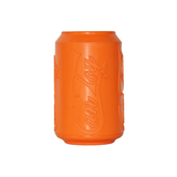 Soda Pup Rubber Can Dog Toy - orange