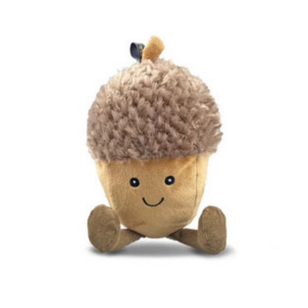 Plush Acorn Nut Dog Toy