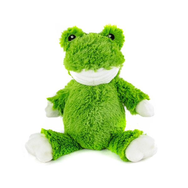 9" Cuddle Frog Plush Dog Toy