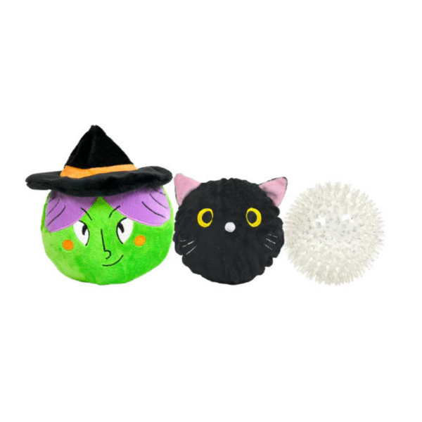 Layers of the Prickle Witch with Hidden Cat Plush Dog Toy