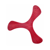 Textured Propeller Rubber Dog Toy - Red