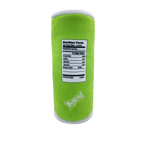 Can of Puggles Plush Dog Toy - Back