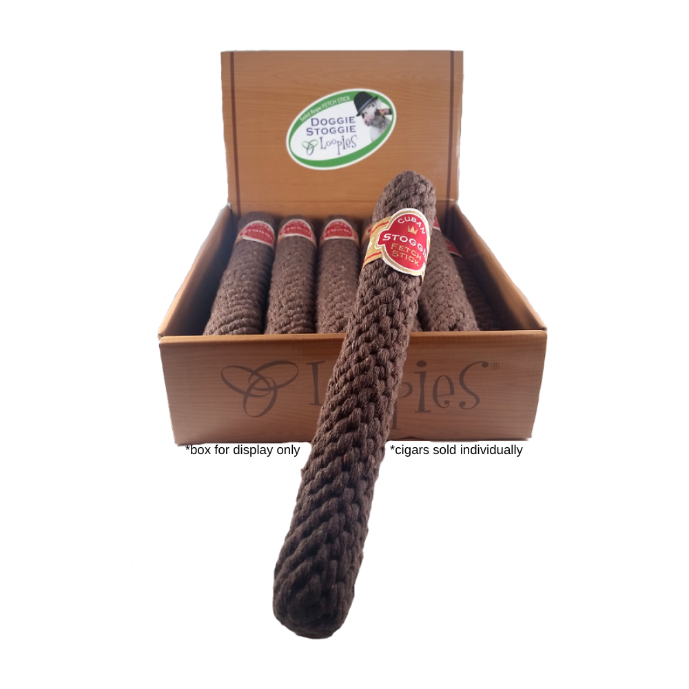 Fetch Me Cigar Rope Dog Toy Fuzzy Creek Pet Supplies