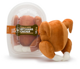 Rotisserie Chicken Plush Dog Toy