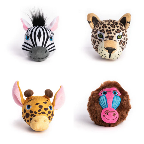 Safari Faballs Plush Dog Toys