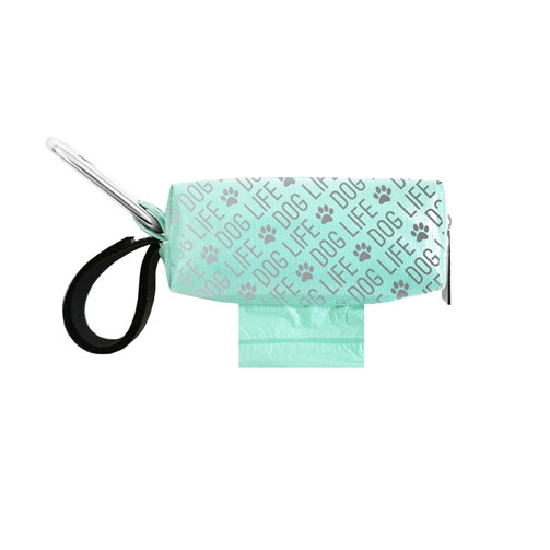 Seafoam Dog Life Duffel with Waste Bags