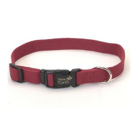 New Earth Soy Dog Collar - Cranberry