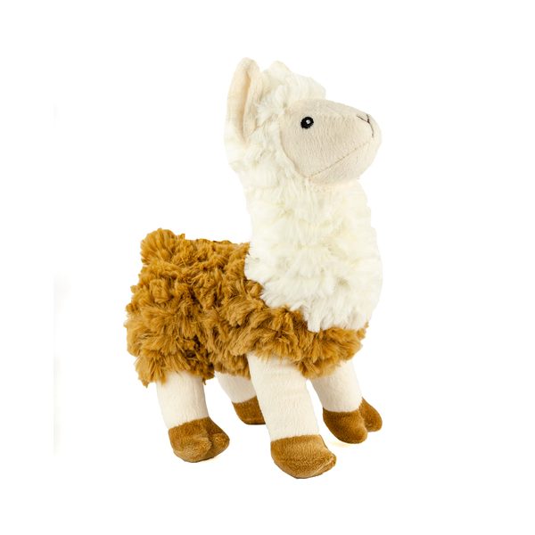 Standing Tall Plush Llama Dog Toy