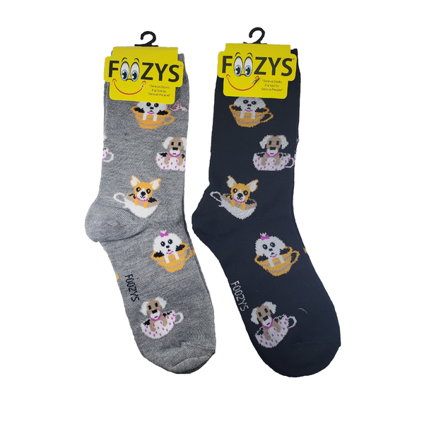 Teacup Dogs Women's Crew Socks