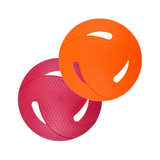Textured Flyer Rubber Frisbee Dog Toys